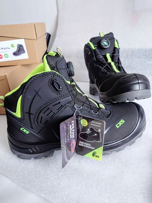 Buty Robocze skórzane r.41 CXS Wysokie Lekkie ochronne Trzewiki BHP S3