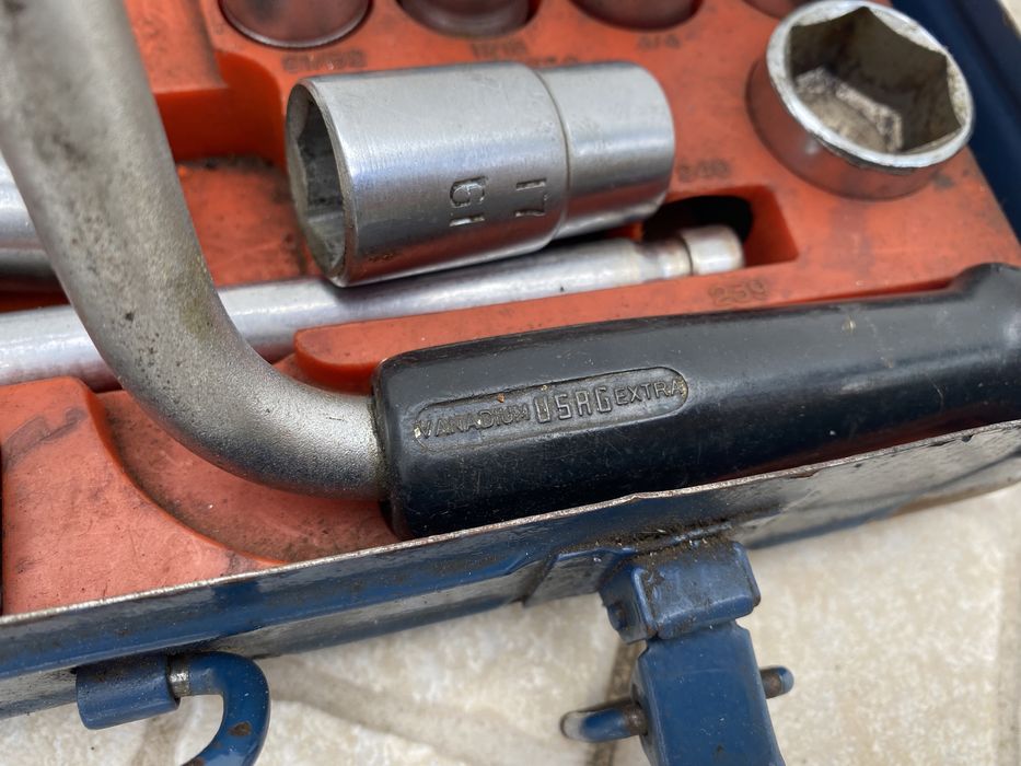 Jogo chaves de caixa com alongadores Usag