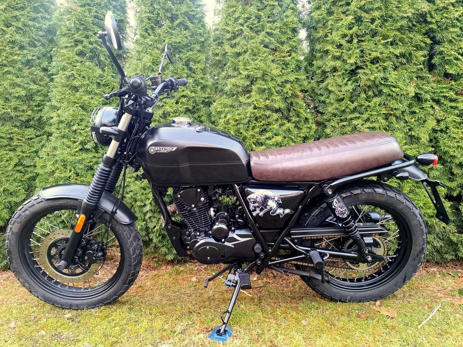 brixton bx 125 ABS Cafe Racer Cromwell kat B 2256 km swm mash