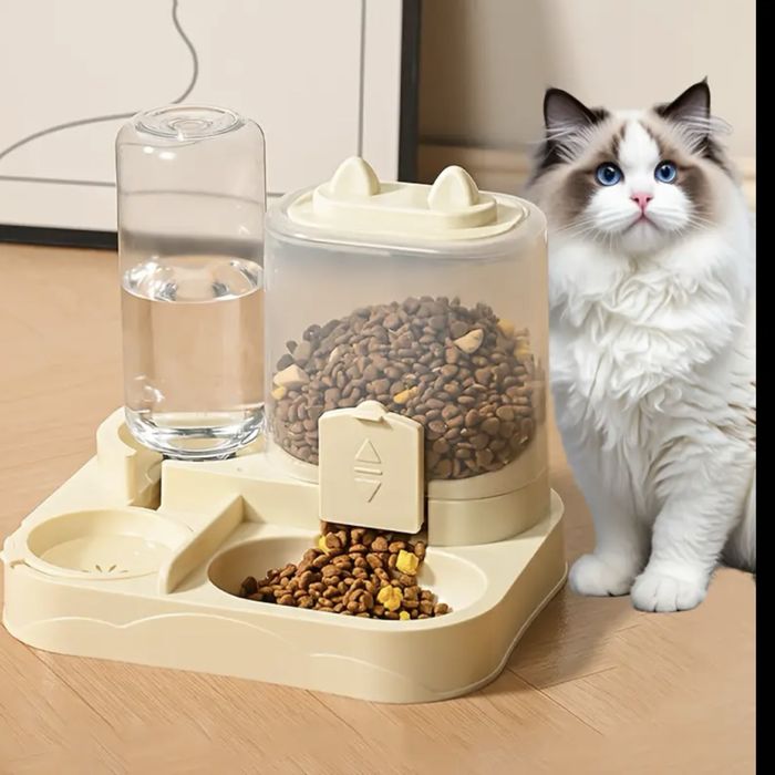 Автоматична годівниця кормушка поїлка миска для котів, собак,  тварин