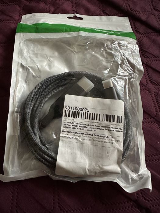 Кабель UGROUND HDMI - type-c 4K 60 Hz, 3 м