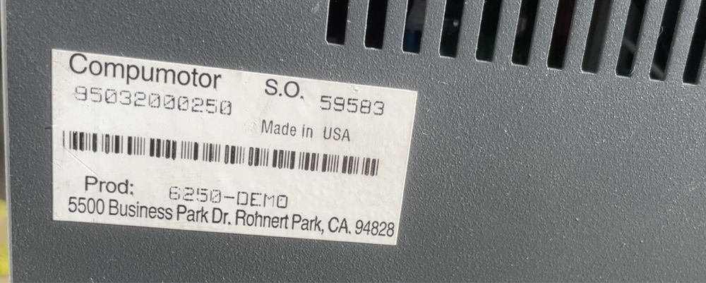 Drive Parker Series 6000, Controlador Servomotor