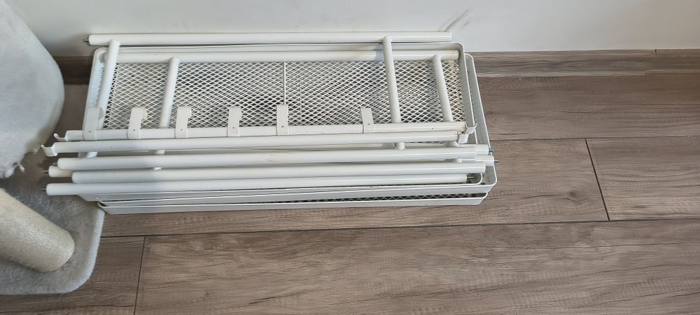 Wieszak na ubrania i buty, do przedpokoju, IKEA, biały