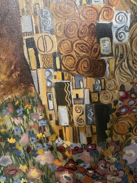 Klimt Pocałunek obraz na płótnie