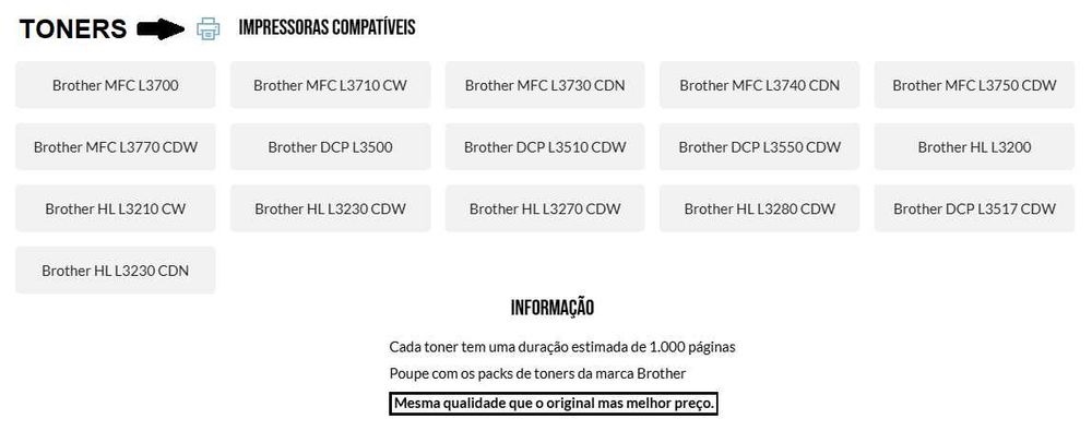impressora Brother DCP-L8410CDW + 7 Toners
