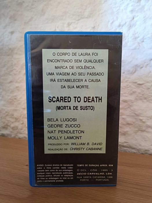 Filme Betamax Morta de Susto (Scared to Death)