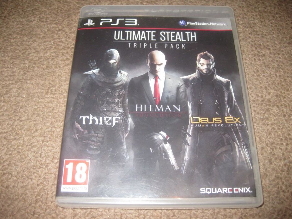 Jogo "Ultimate Stealth- Triple Pack" PS3/Completo!