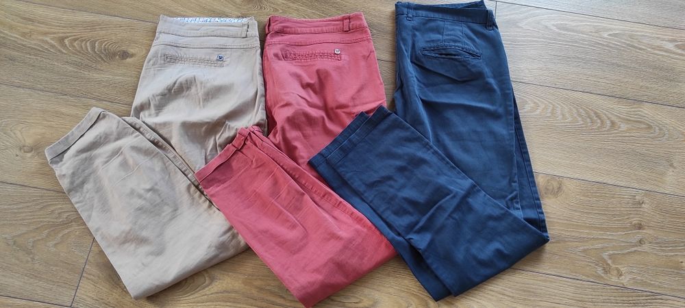 3 x spodnie Reserved i Mango S/M
