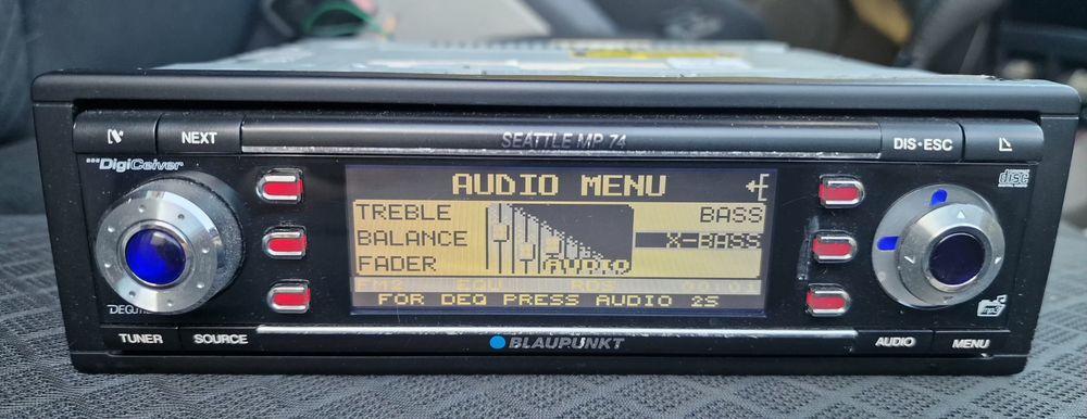 Radioodtwarzacz blaupunkt seattle mp 74
