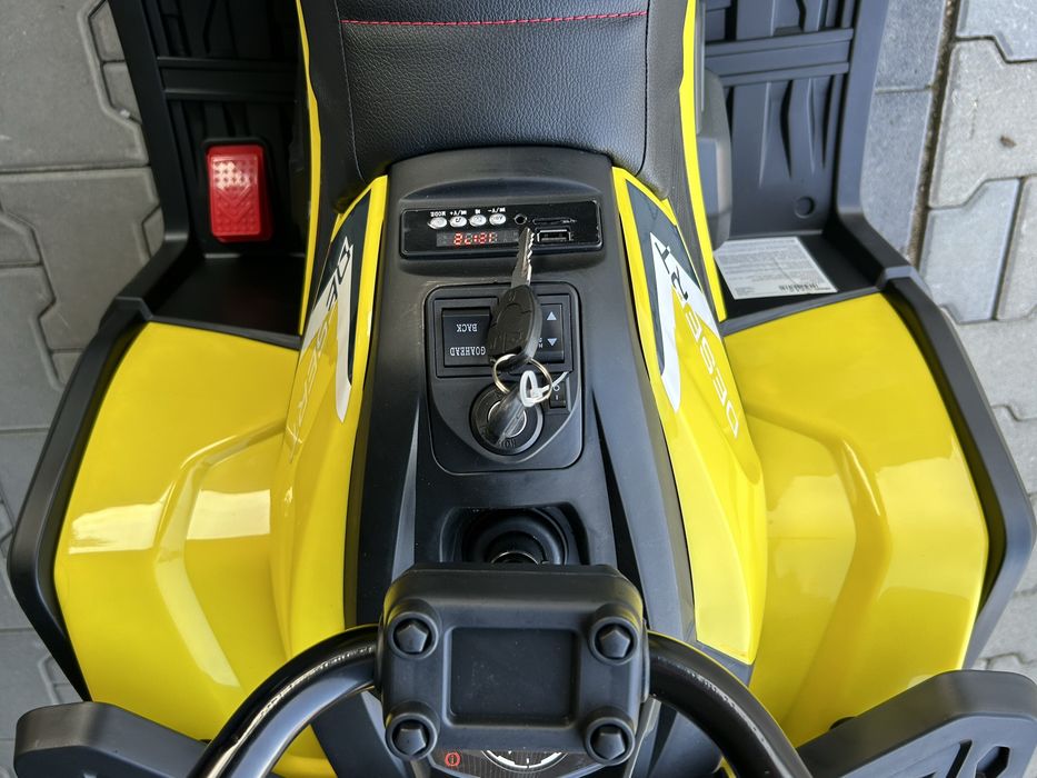 Quad na akumulator ATV Desert Z Napędem 4X4 10Ah 4X45 WATT