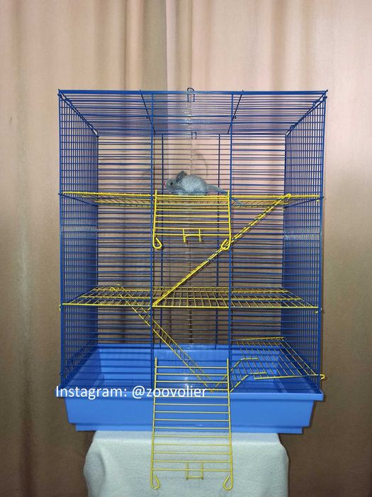 Клітка для дегу, щурів чи інших гризунів 47х28х62(висота) 3-поверхи