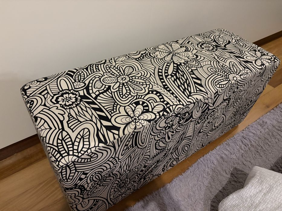 Pouf Forrado com tecido Missoni 100*35cm