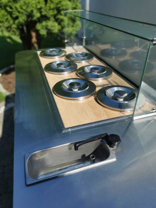 Wózek do lodów pozzetti /  Riksza do lodów / 6 smaków