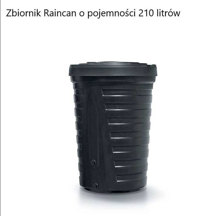 POJEMNIK Zbiornik na wodę deszczową, deszczówkę 160, 200, 210, 260 L