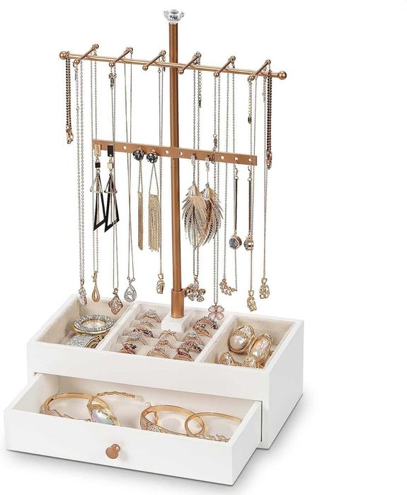 Stojak na biżuterię Uchwyt na bransoletki Drzewko jubilerskie SZKATUŁKA