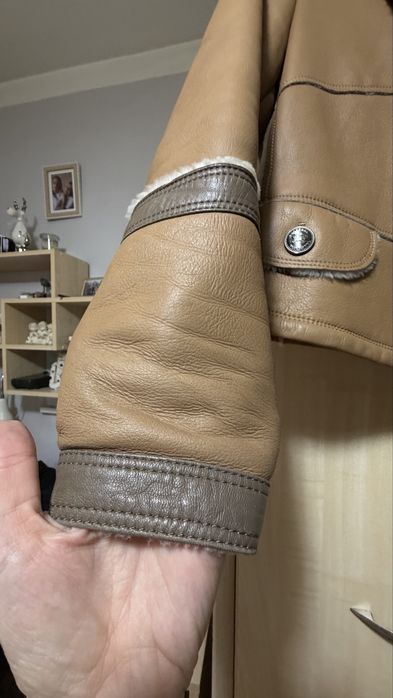 naturalny kożuch Burberry