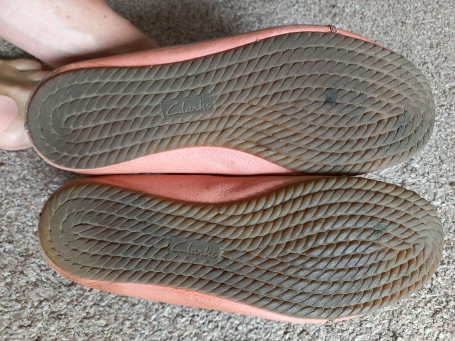 Балетки, туфли летние Clarks