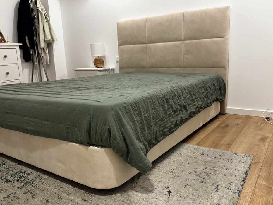 Sommier + Cabeceira + colchão