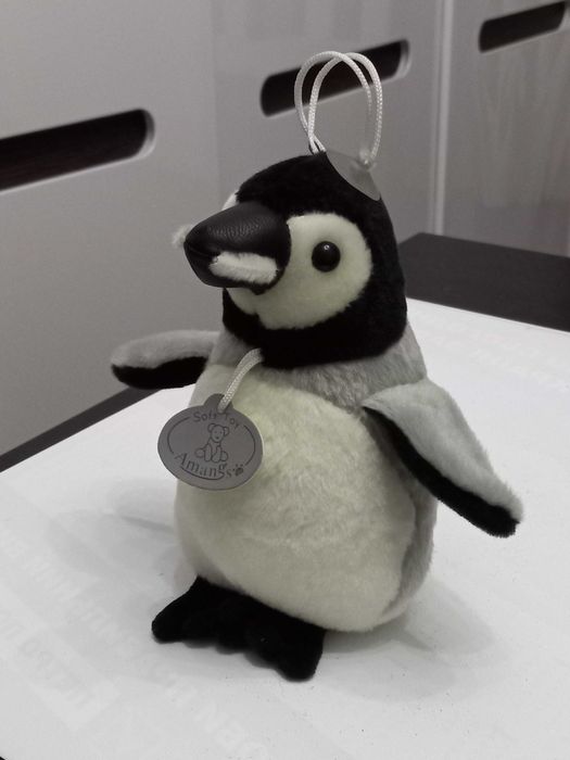 Amangs Toy Пингвин подвеска с присоской 17 см Пінгвін м'яка іграшка