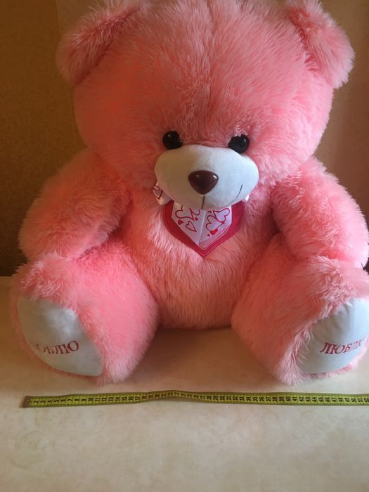 Ведмедик, плюшева іграшка, Нова.Мишка, подарунок. Висота 55 см сидя