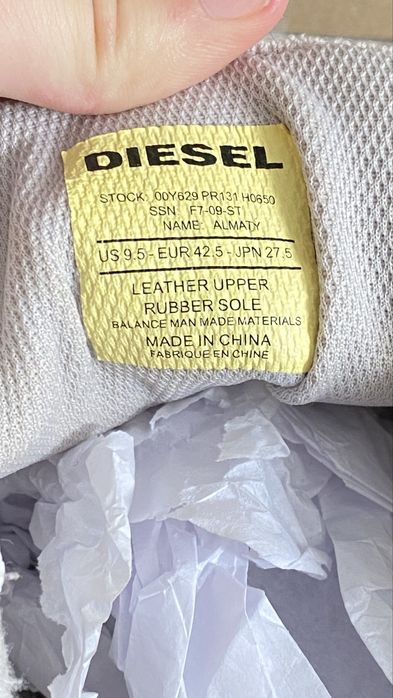 Обувь Diesel Leather Upper