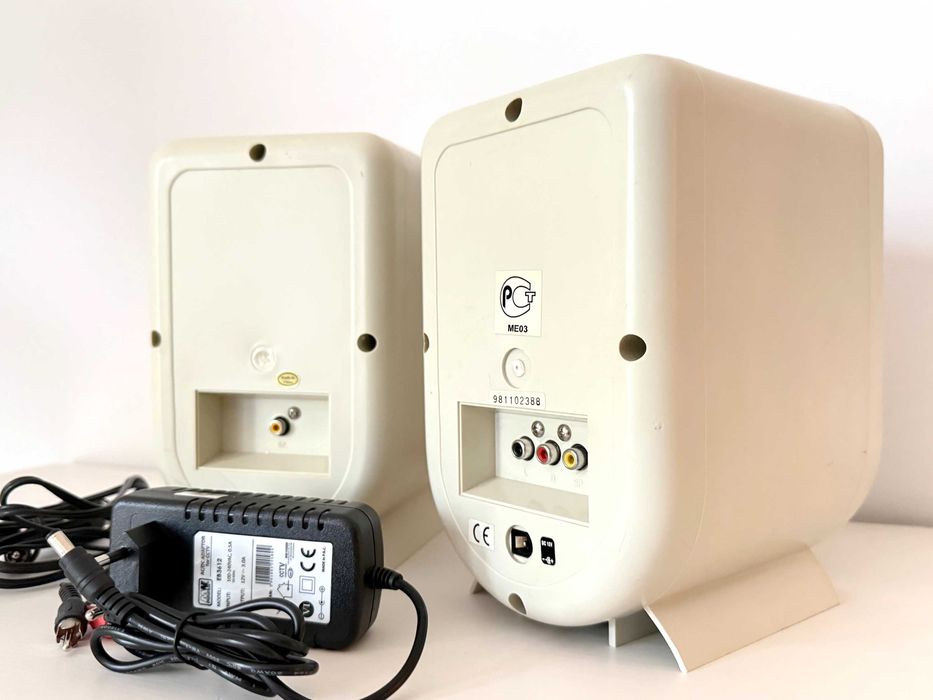 Primax Soundstorm 120W stare głośniki komputerowe stereo retro