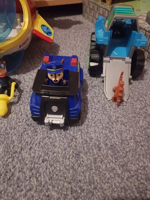 Zestaw Psi Patrol Łódź podwodna tracker chase rex