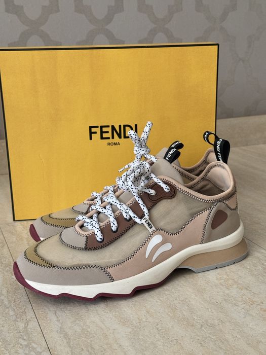 Кросівки  Fendi Freedom FF Patchwork Sneakers