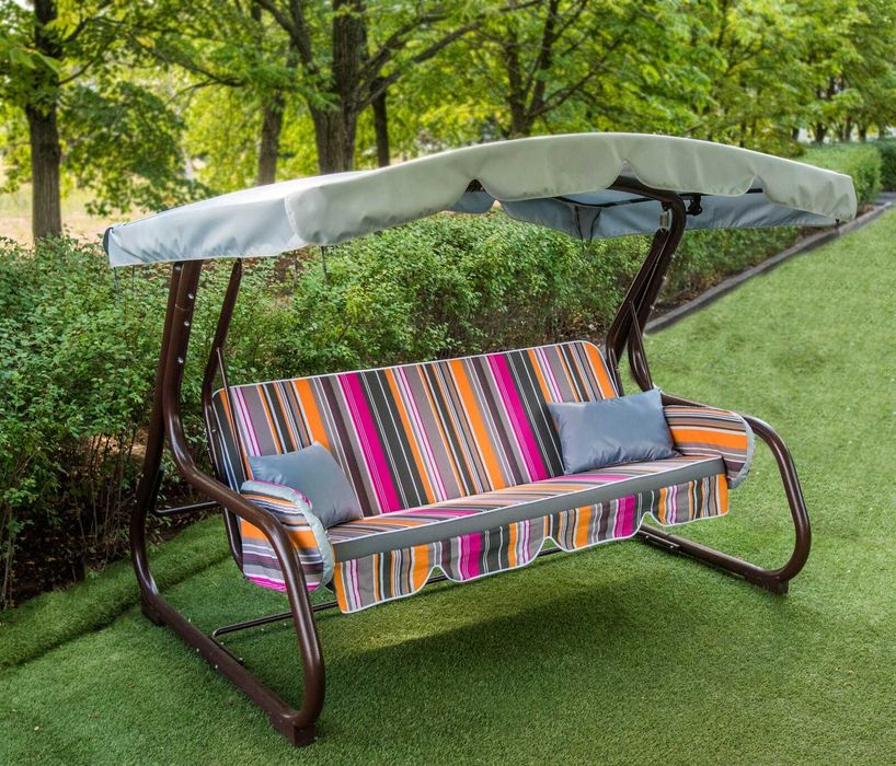 Скидка! Качели Садовые металлические - "Интерно". Гойдалка