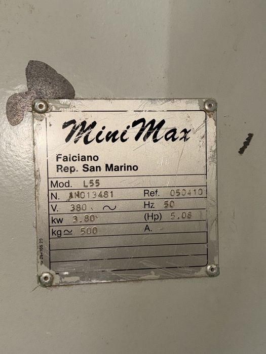 Lixadeira de cinta c/ mesa