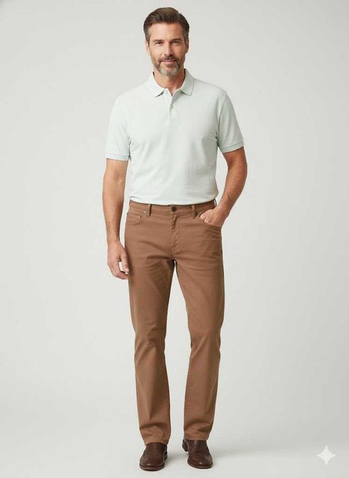 Spodnie męskie khaki