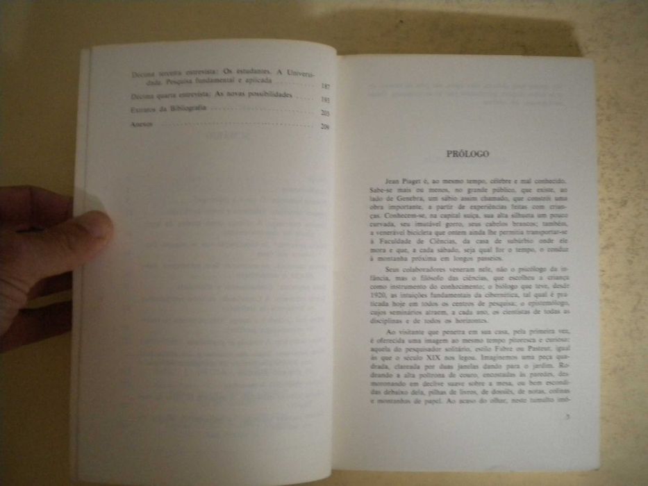 Conversando com Jean Piaget
de Jean-Claude Bringuier