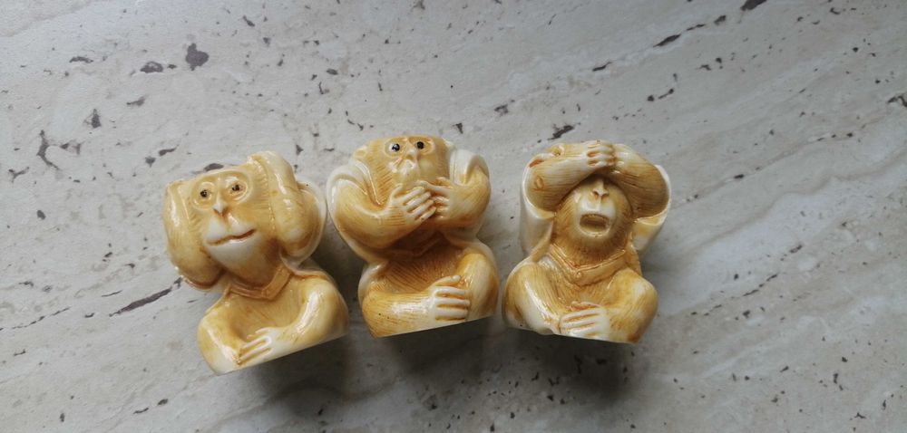 Trzy mądre małpki figurki NOWE WYPRZEDAŻ