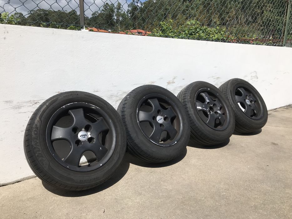 Jantes Rial 15 4x108 originais com pneus