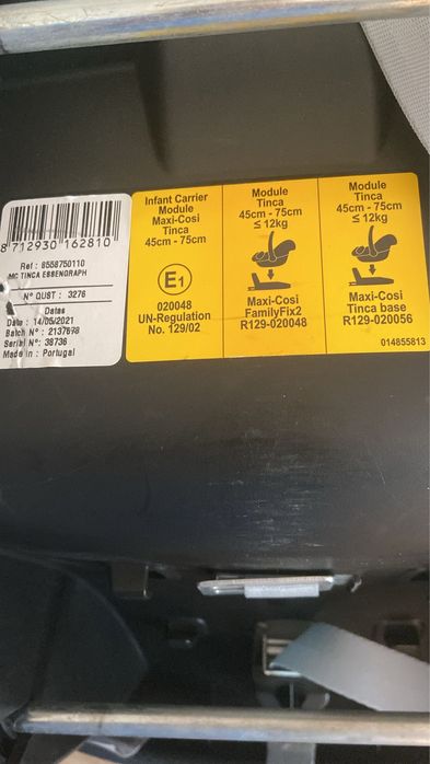 Ovo maxicosi Tinca com base isofix