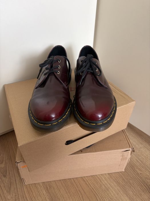 Dr. Martens 1461 Cherry Red Vegan, розмір 39, жіночі