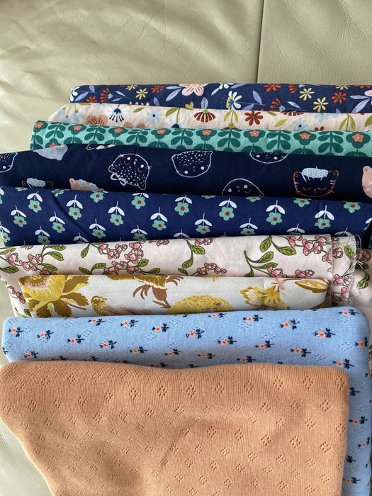 Popelina i pointelle na ubranka