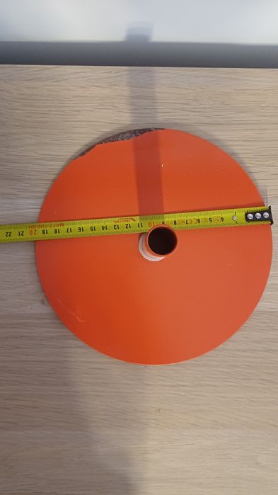 Expositor giratório branco/vermelho