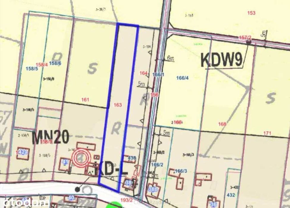 Działka budowlana Cisów - Widok 3