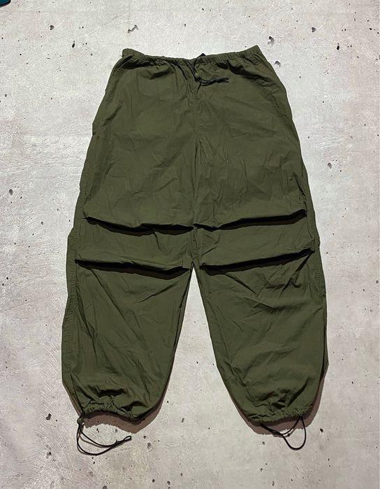 Штаны на утяжках , парашуты , хаки , трекинговые , широкие , baggy