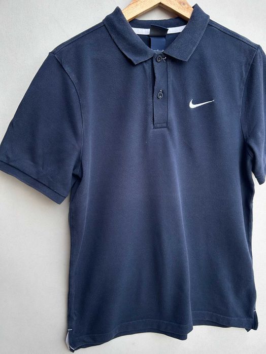 NIKE _ Granatowa koszulka polo S