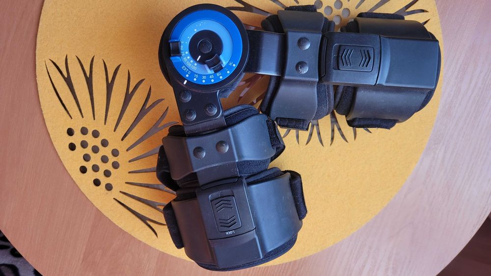 Orteza stawu łokciowego regulowana, lewa ręka