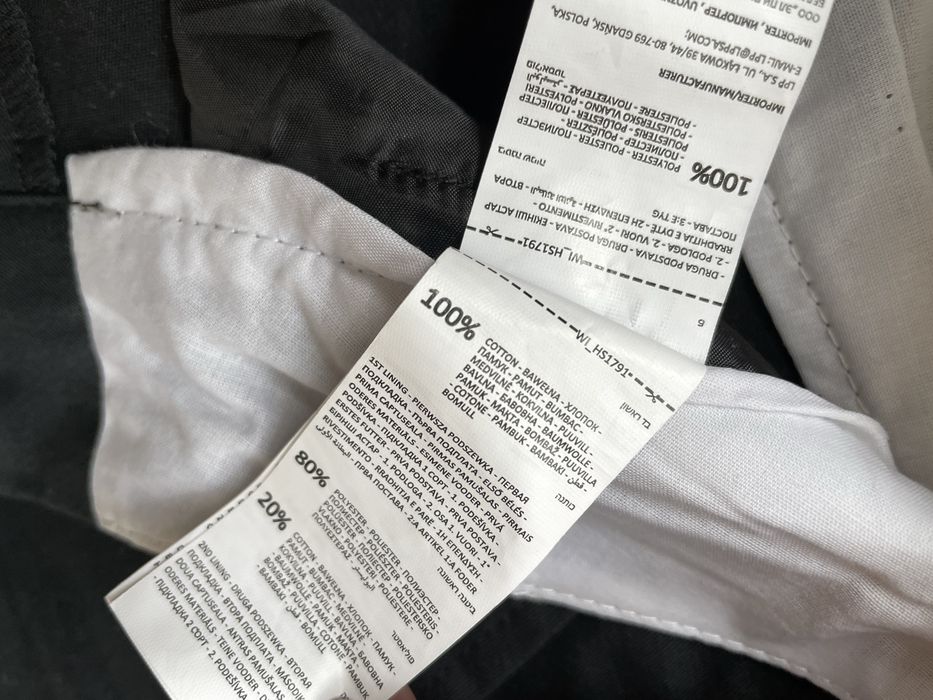 Czarne spodnie materiałowe eleganckie