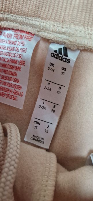 Adidas spodnie dresowe dresy sherpa