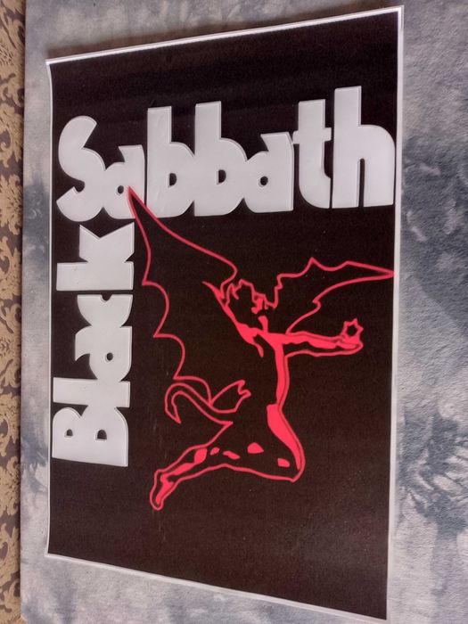 plakat na płótnie zespołu muzycznego black sabbath