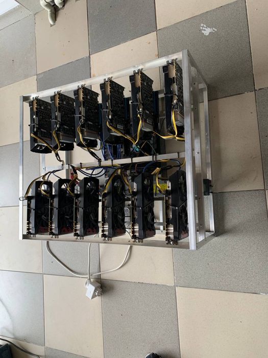 Ферма криптоферма 12 nvidia p104-100 8gb | 3060 3080 ethereum