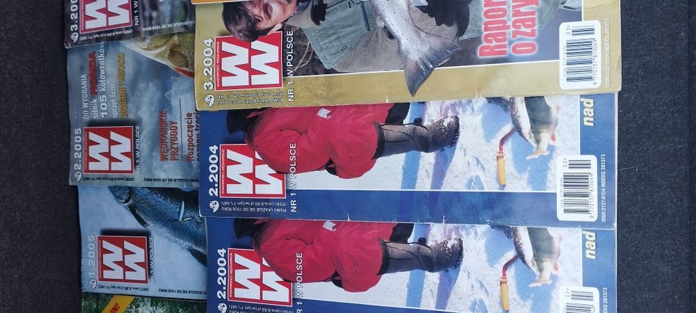 Czasopisma Wiadomości Wędkarskie 15 numerów