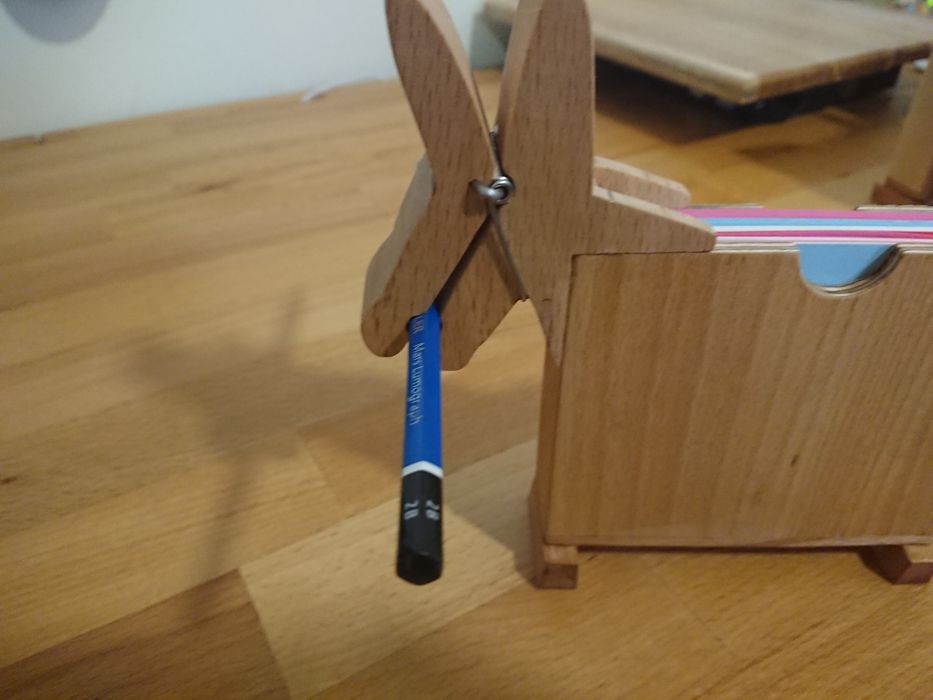 Presente original em madeira