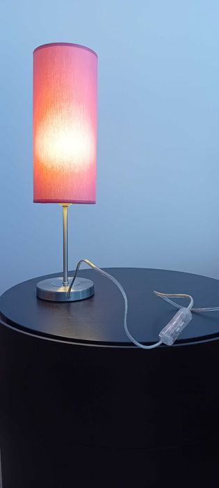 Candeeiro de moderno abajur rosa