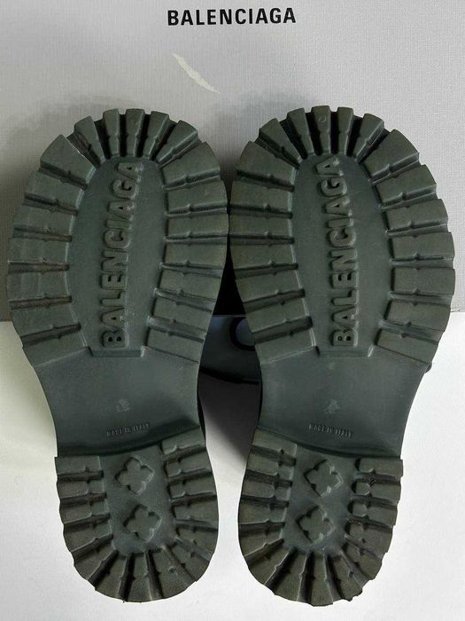 BALENCIAGA Steroid Boot Strike ботинки боты чоботи green зелені 42